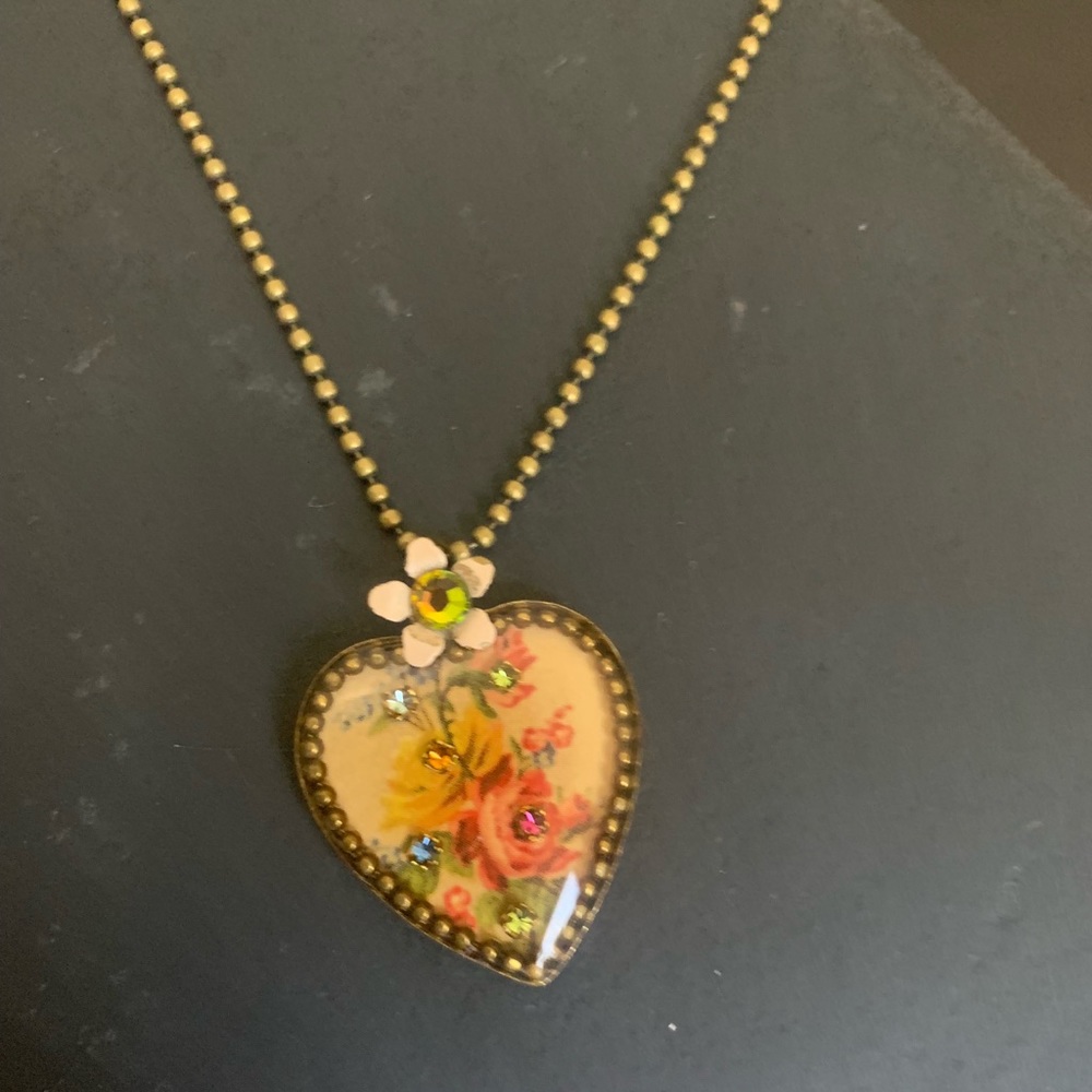 Michal Negrin flower pendant necklace